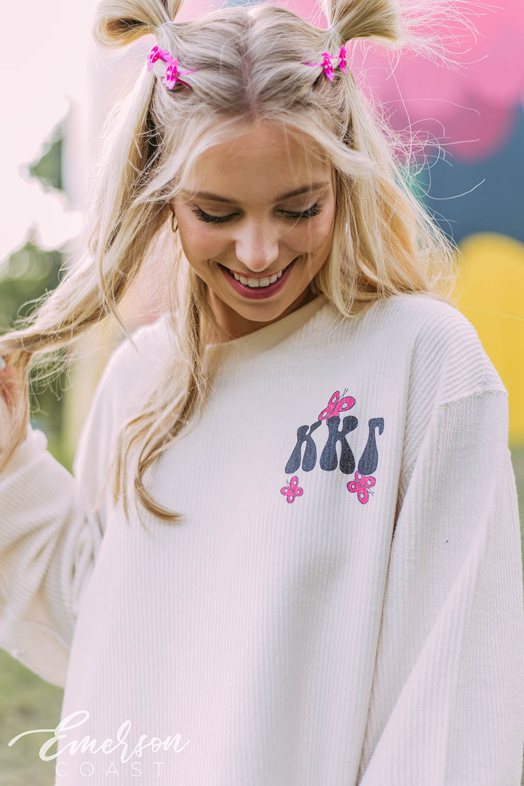 Kappa Butterfly Corduroy Sweatshirt