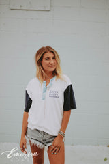 KKG Colorblock Henley Tee