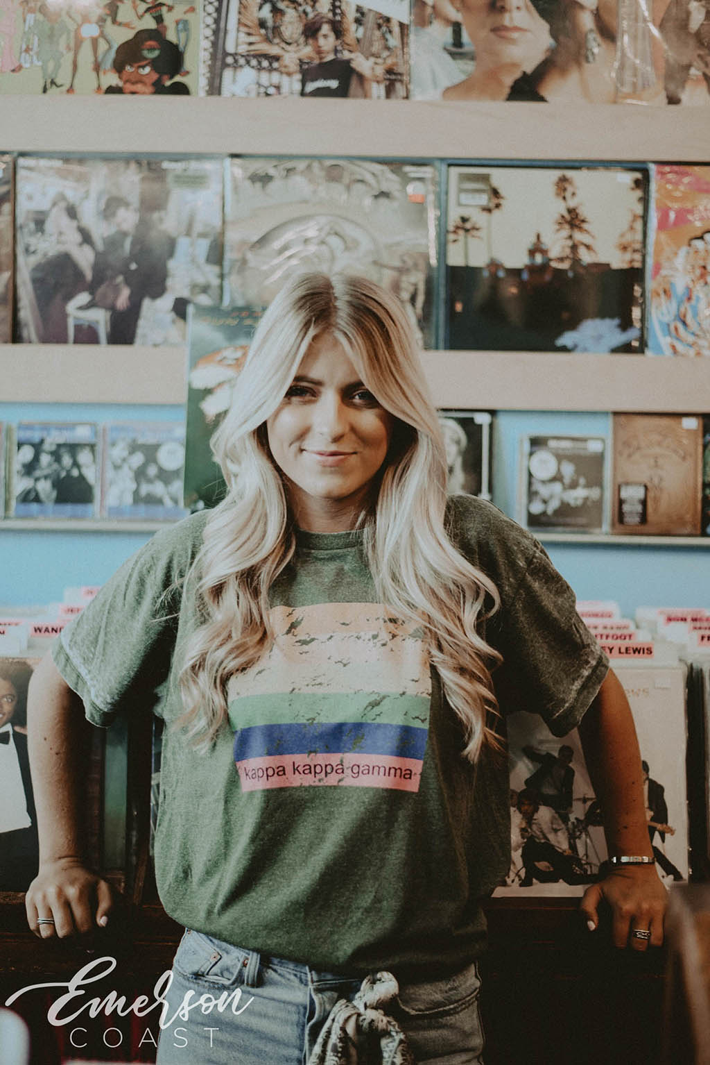 KKG Colorblock Distressed Tshirt