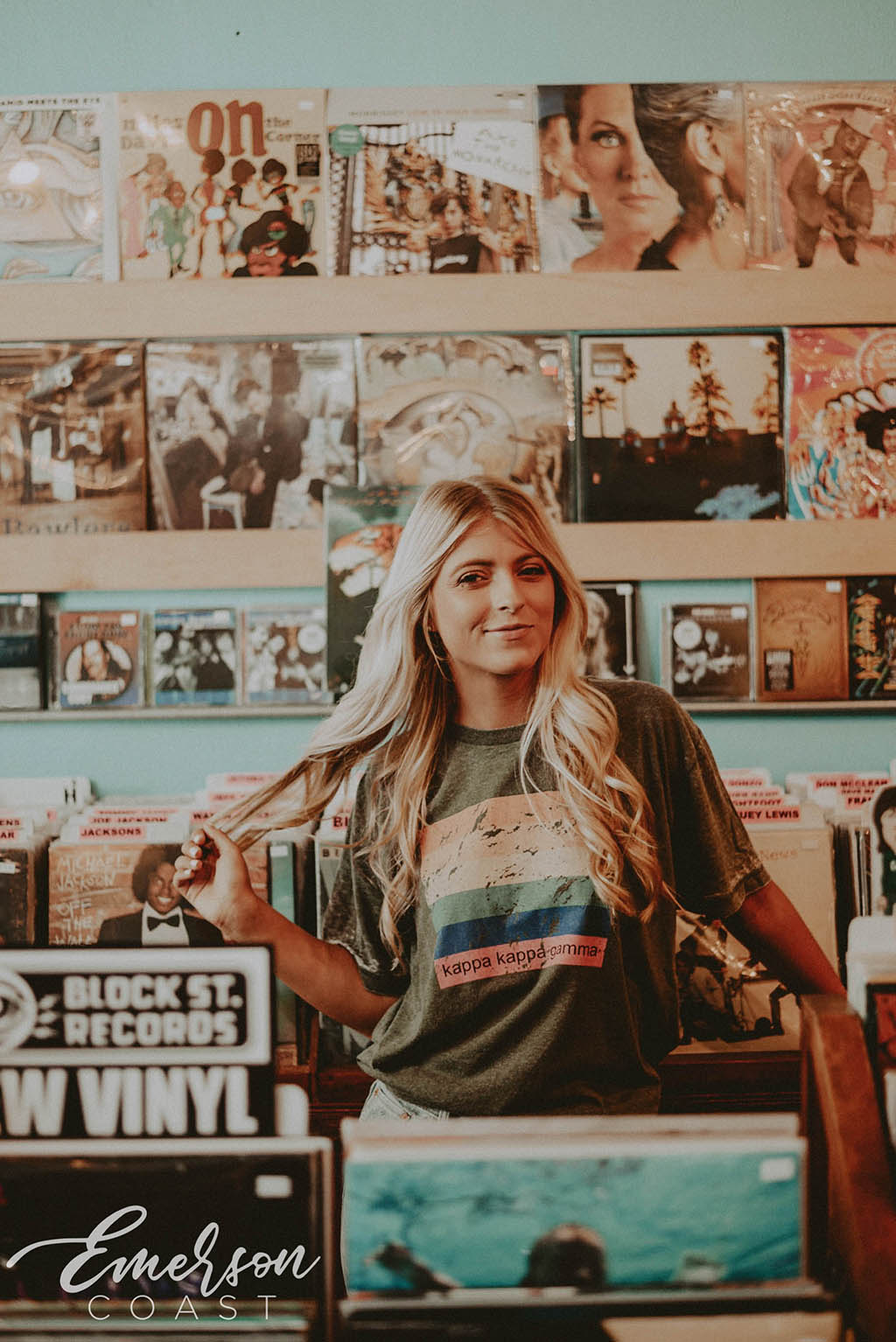 KKG Colorblock Distressed Tshirt