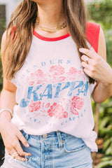 Kappa Kappa Gamma Vintage Sleeveless Founder's Day Ringer