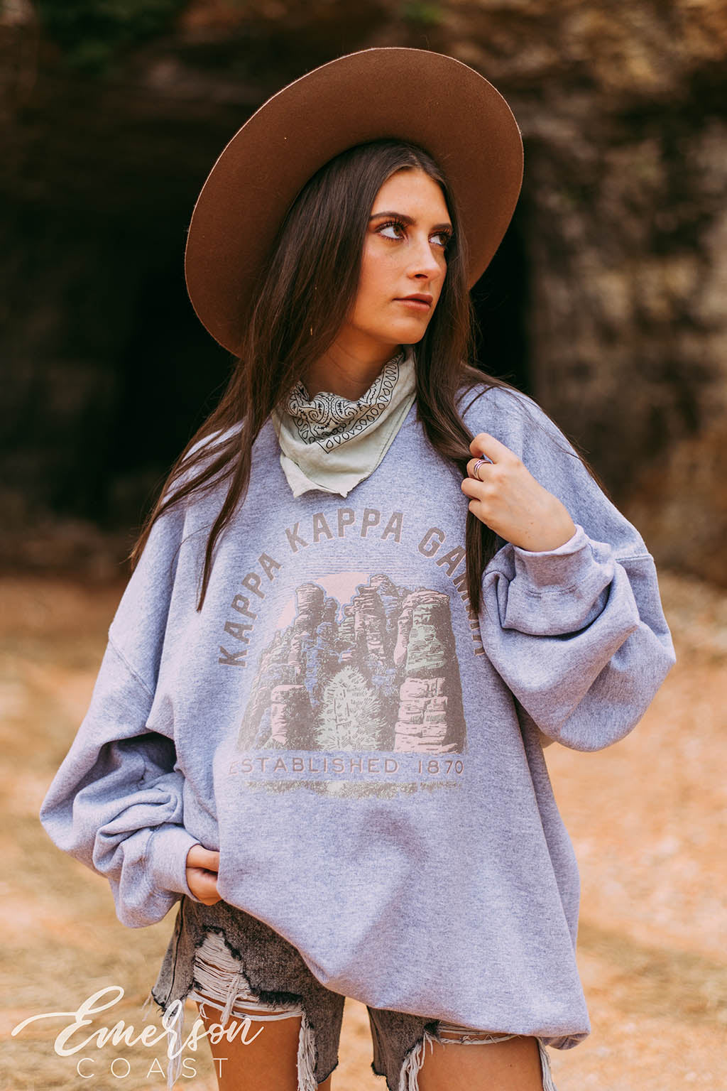 Kappa Kappa Gamma Travel Sweatshirt