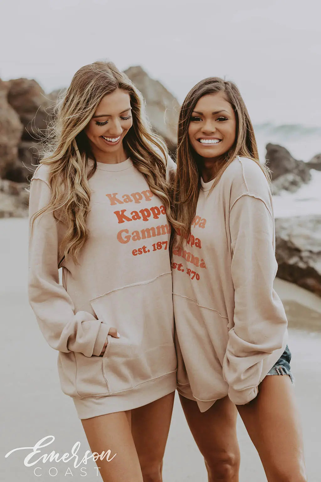 Kappa Kappa Gamma PR Raw Edge Sweatshirt