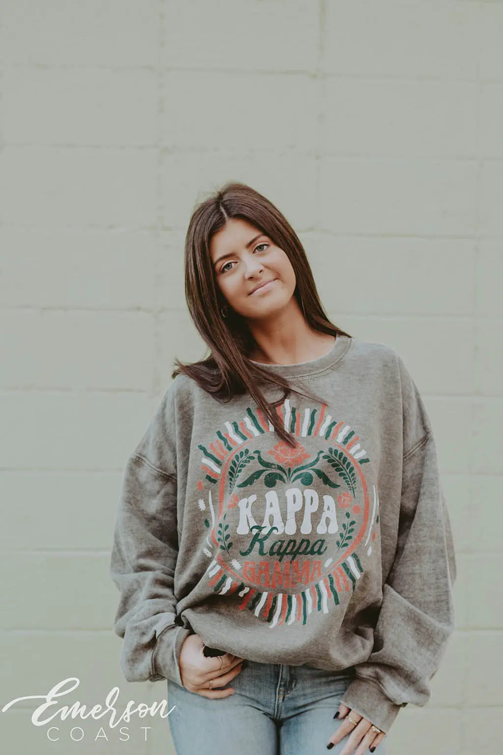 Kappa Kappa Gamma Olive PR Sweatshirt