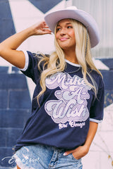 Chi Omega Make A Wish Jersey Tee