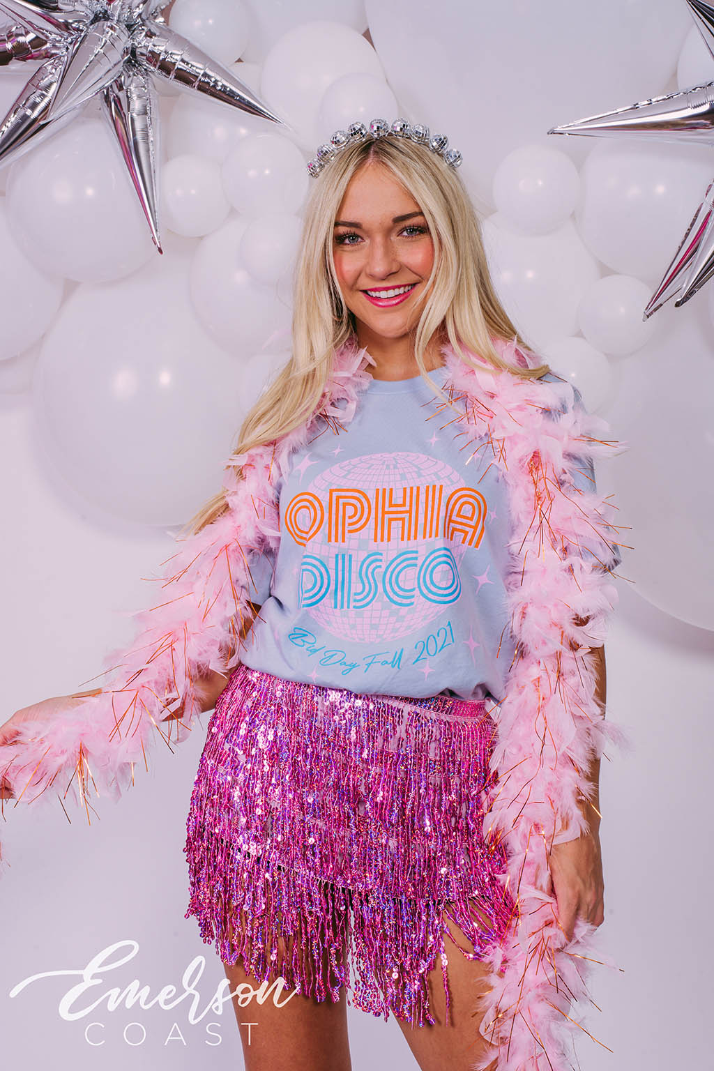 Omega Phi Alpha Disco Bid Day Tee