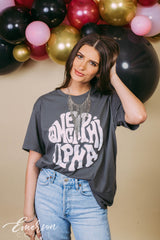 Omega Phi Alpha Peace Sign Tee