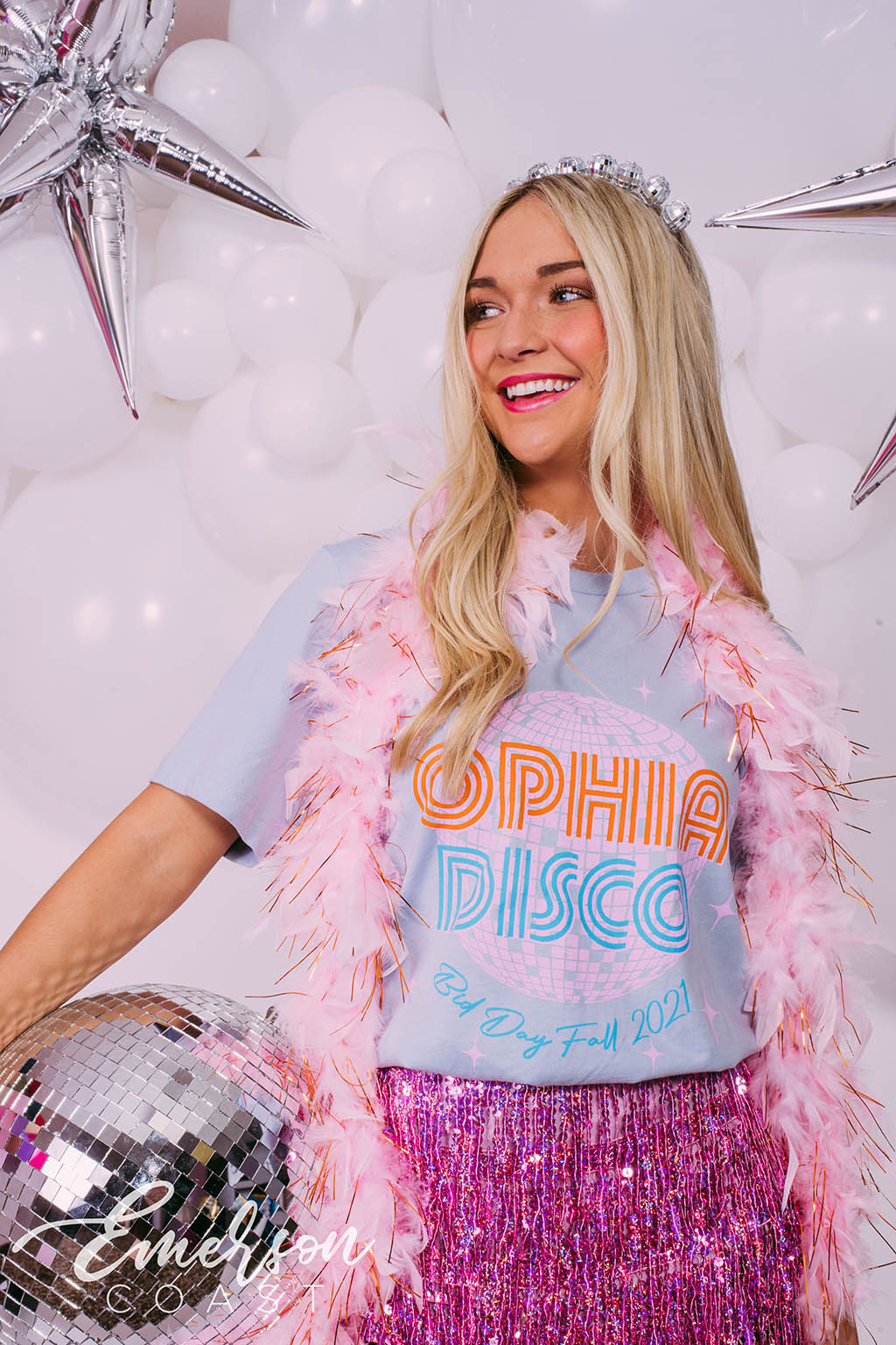 Omega Phi Alpha Disco Bid Day Tee
