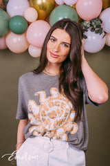 Peace Love & Pi Phi Vintage Sun Recruitment Tshirt