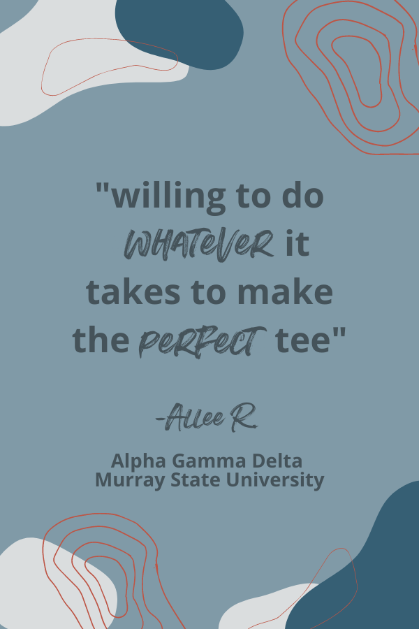 Alpha Gamma Delta Fighting Hunger Notch Tee