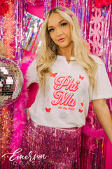 Phi Mu Bid Day Butterfly Notch Tee