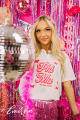 Phi Mu Bid Day Butterfly Notch Tee