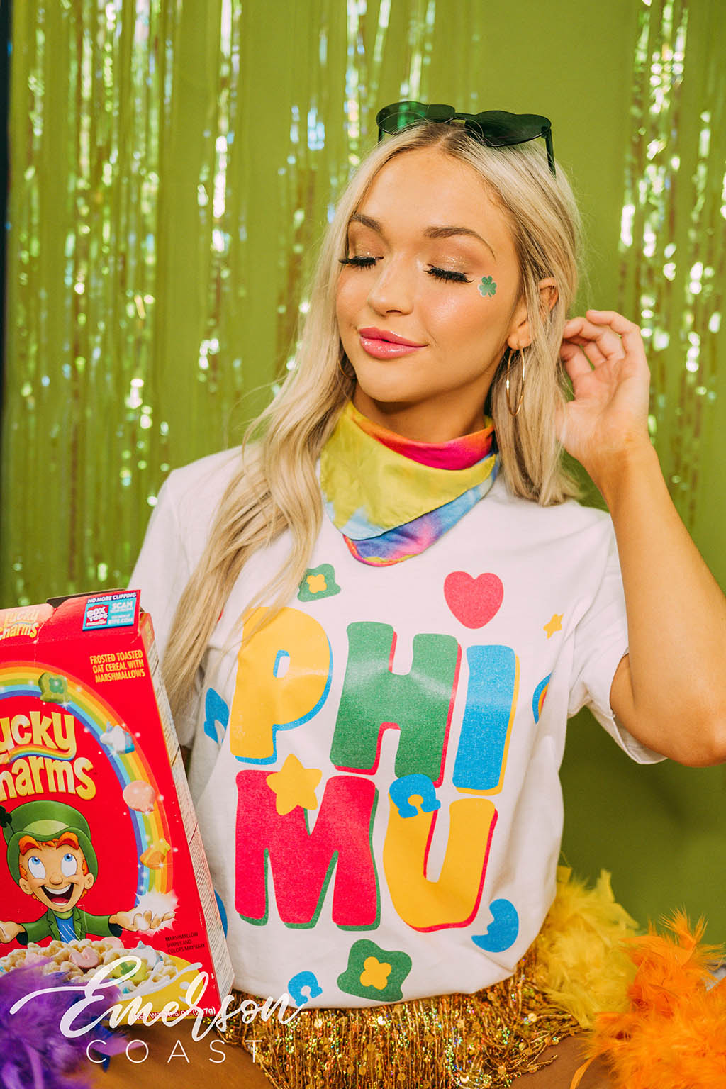 Phi Mu Bid Day Lucky Charms Tee