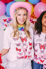 Phi Mu The Butterfly Effect Bid Day Tee