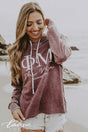 Phi Mu Simple Purple Hoodie
