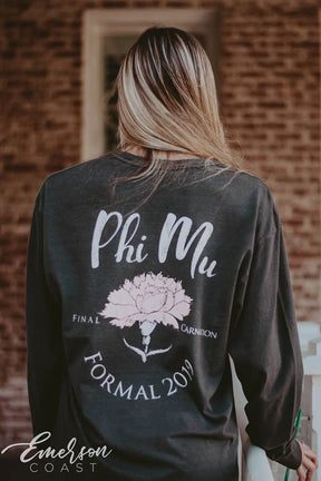 Phi Mu Formal Long Sleeve Tee