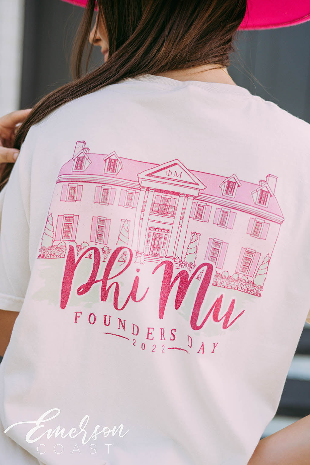 Phi Mu Founders Day Chapter House Tee
