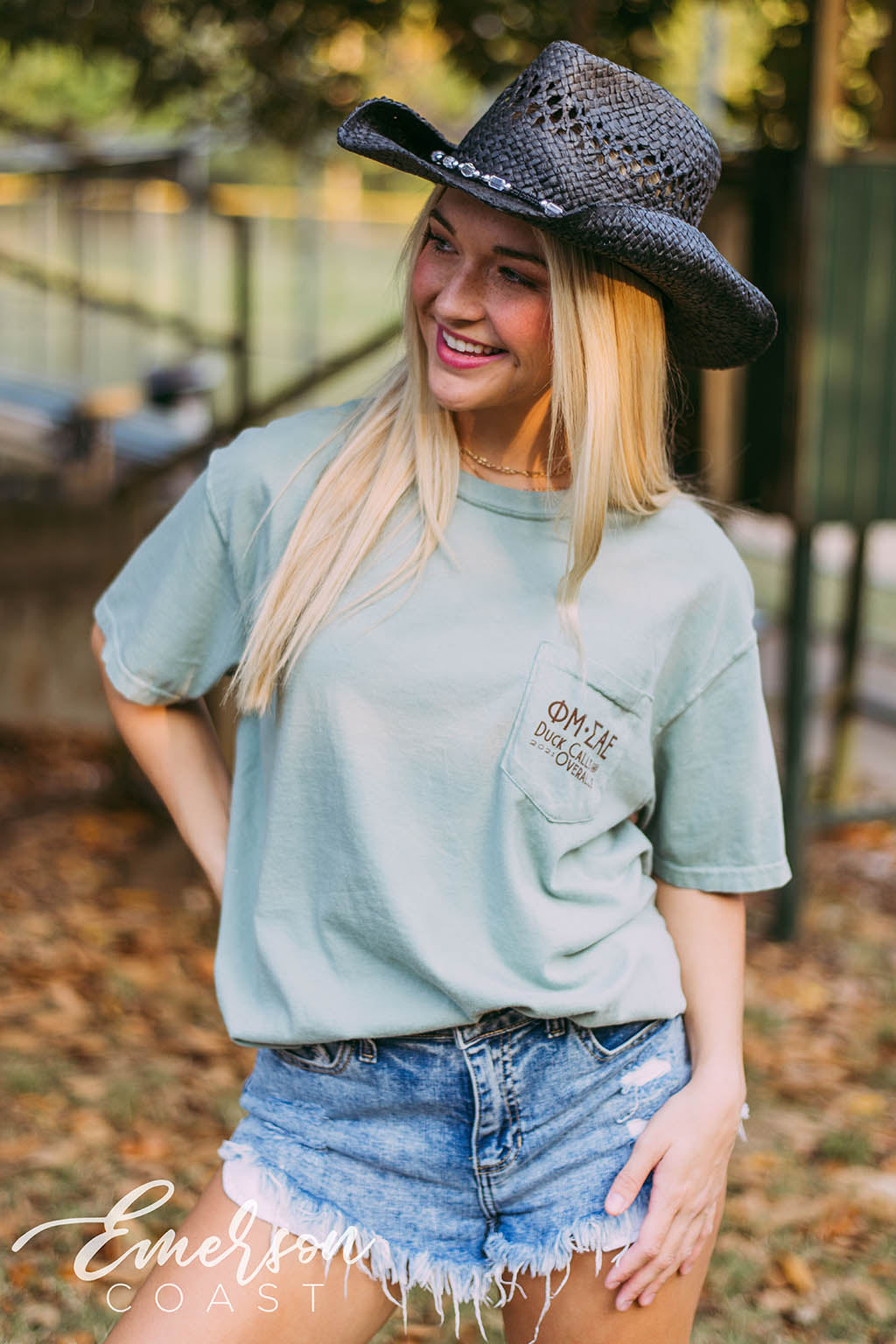 Phi Mu Duck Calls And Overalls Function Tee