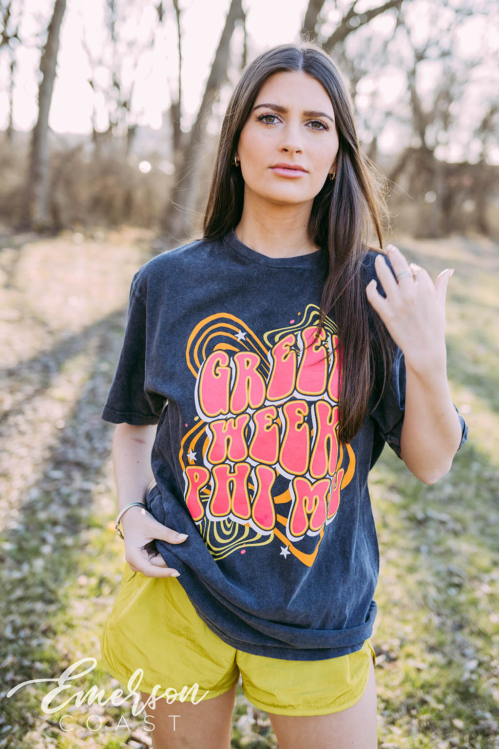 Phi Mu Greek Week Mineral Wash Tee