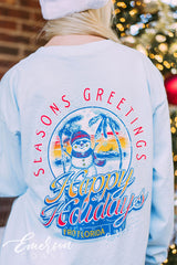 Phi Mu Happy Holidays Long Sleeve Tee