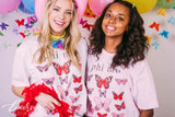 Phi Mu The Butterfly Effect Bid Day Tee