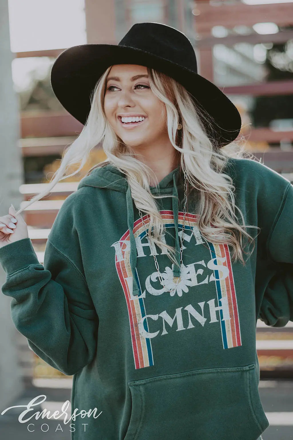 Phi Mu Floral Rainbow Hoodie