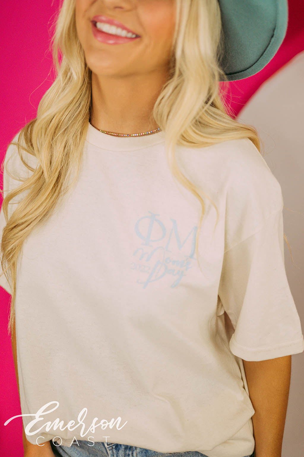 Phi Mu Moms Day Floral Tee