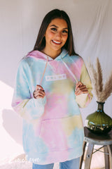 Phi Mu Tie Dye Corduroy Hoodie