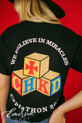 Phi Mu We Believe In Miracles CaptaTHON Tee