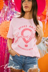 Phi Mu Philanthropy CMNH Pink Tee