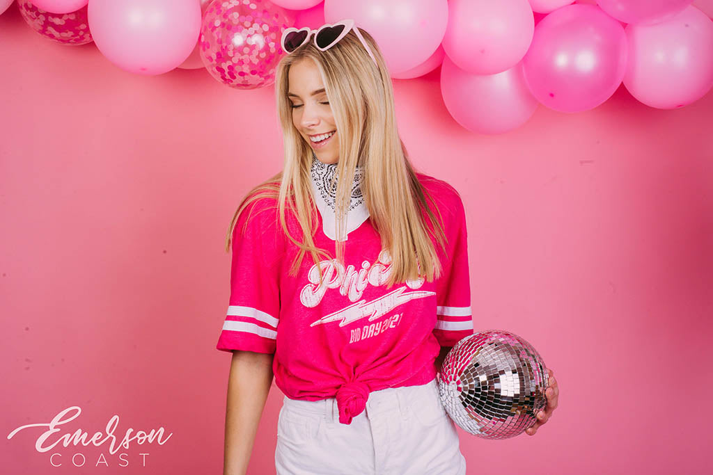 Phi Mu Bid Day Jersey Tee