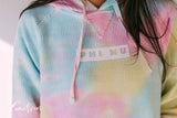 Phi Mu Tie Dye Corduroy Hoodie