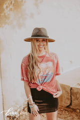 Phi Mu Acid Wash PR Tee