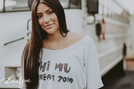 Phi Mu Retreat Slouchy Tee