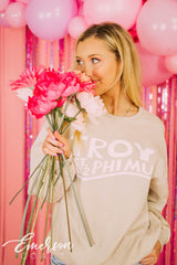 Phi Mu Established 1852 Sand Sweatshirt
