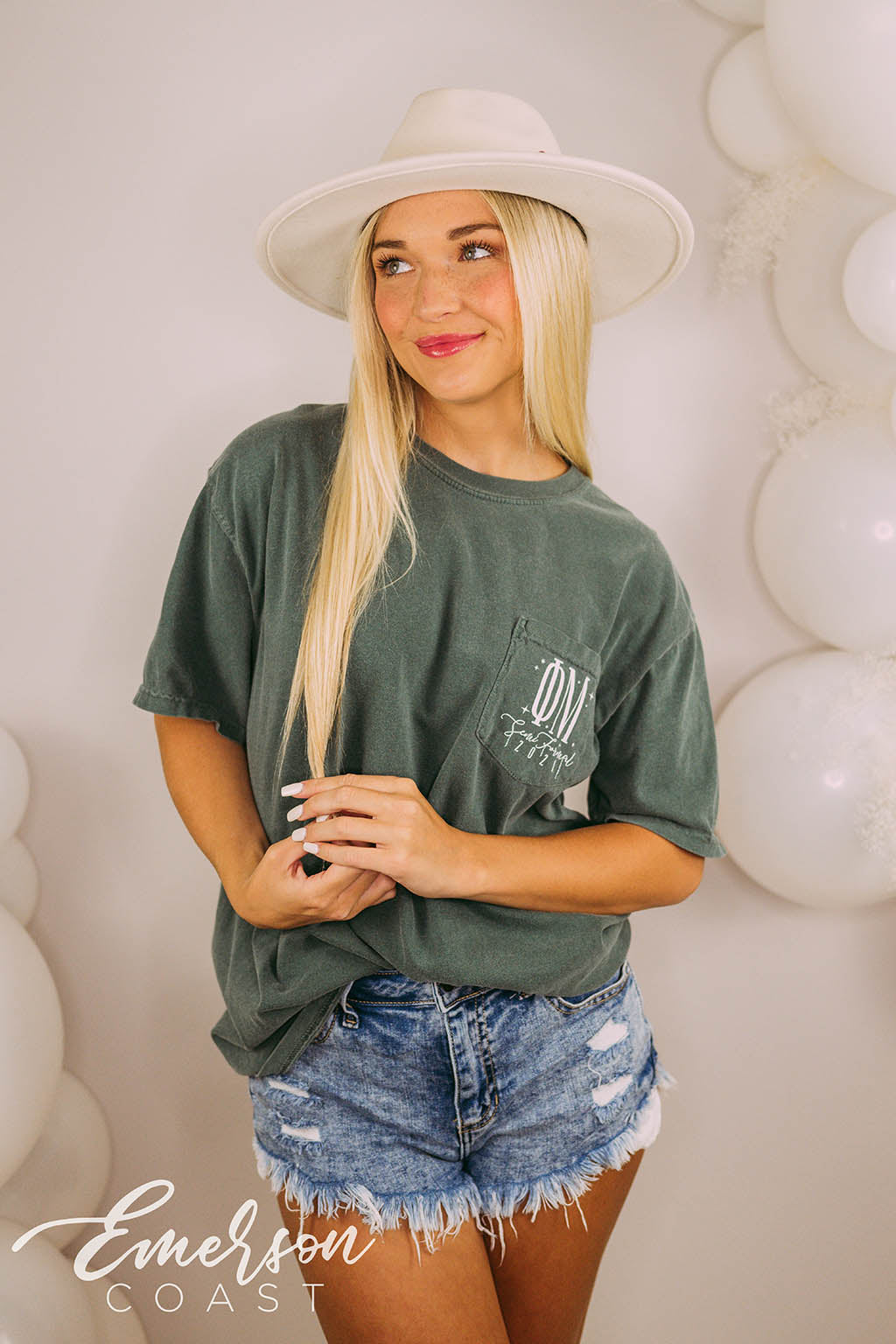 Phi Mu Semi Formal Green Tee