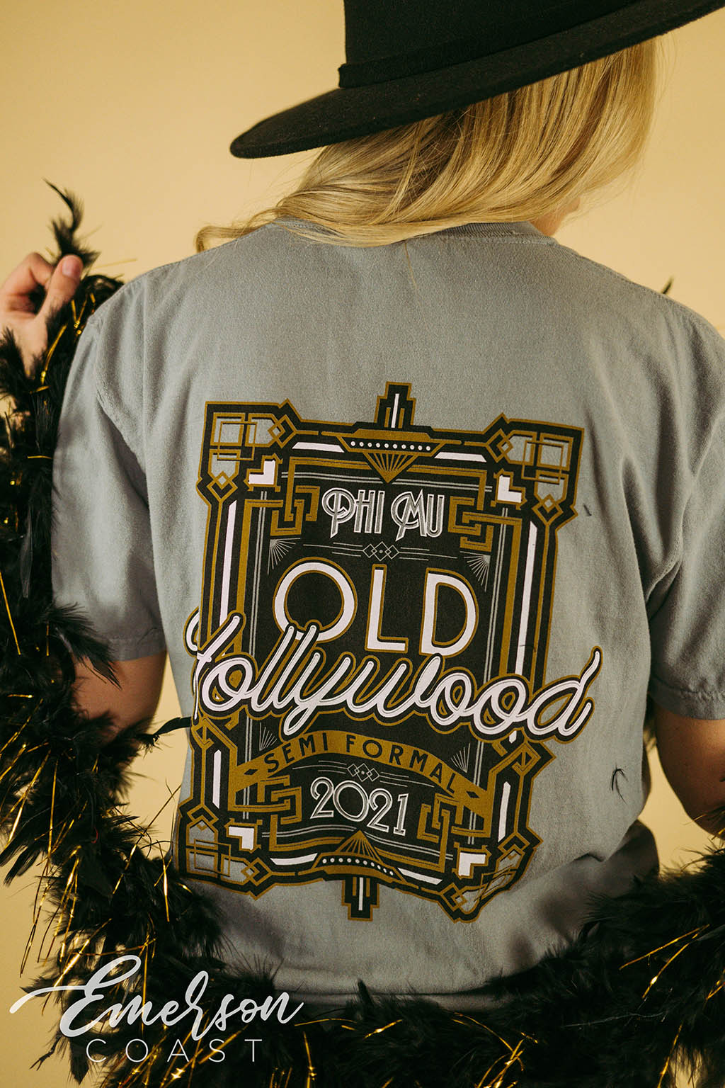 Phi Mu Old Hollywood Chic Semi Formal T-shirt