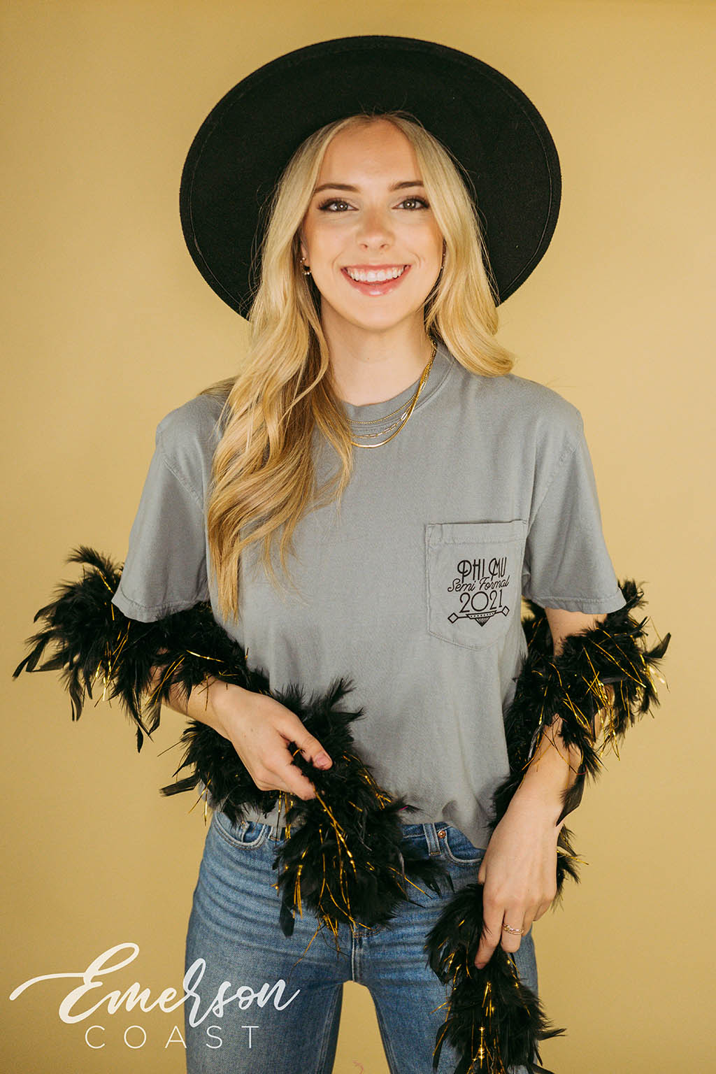 Phi Mu Old Hollywood Chic Semi Formal T-shirt