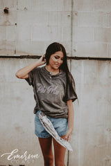Phi Mu PR Button Henley