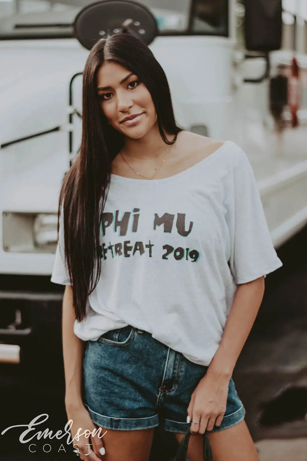 Phi Mu Retreat Slouchy Tee