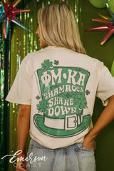 Phi Mu Social Shamrock Shake Down Tee