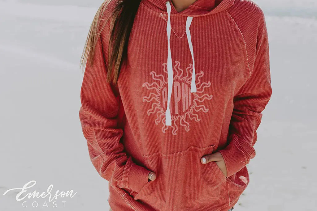Pi Beta Phi PR Corduroy Hoodie