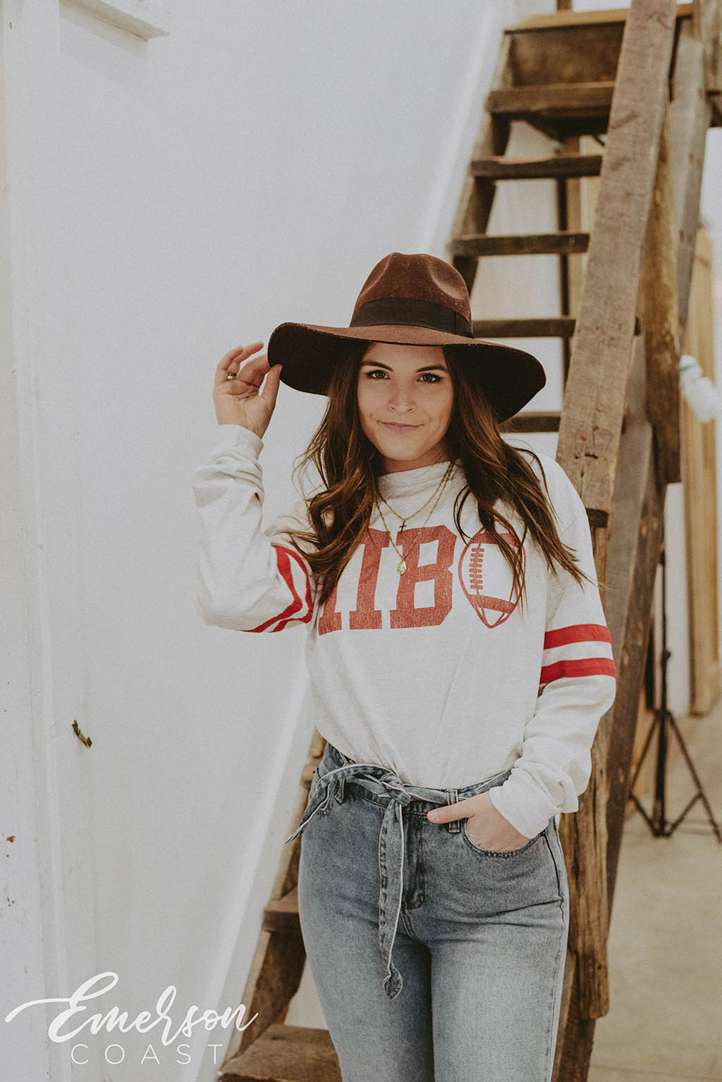 Pi Beta Phi Gameday Letter Long Sleeve Tee
