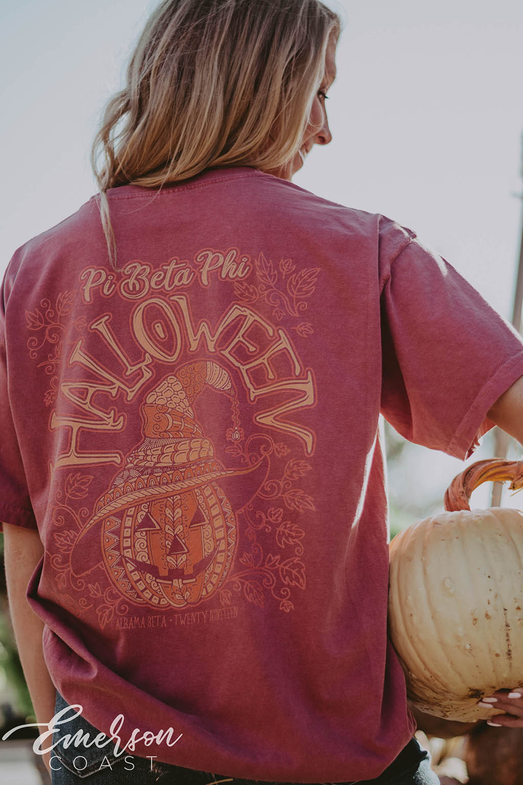Pi Beta Phi Halloween Pumpkin Tee
