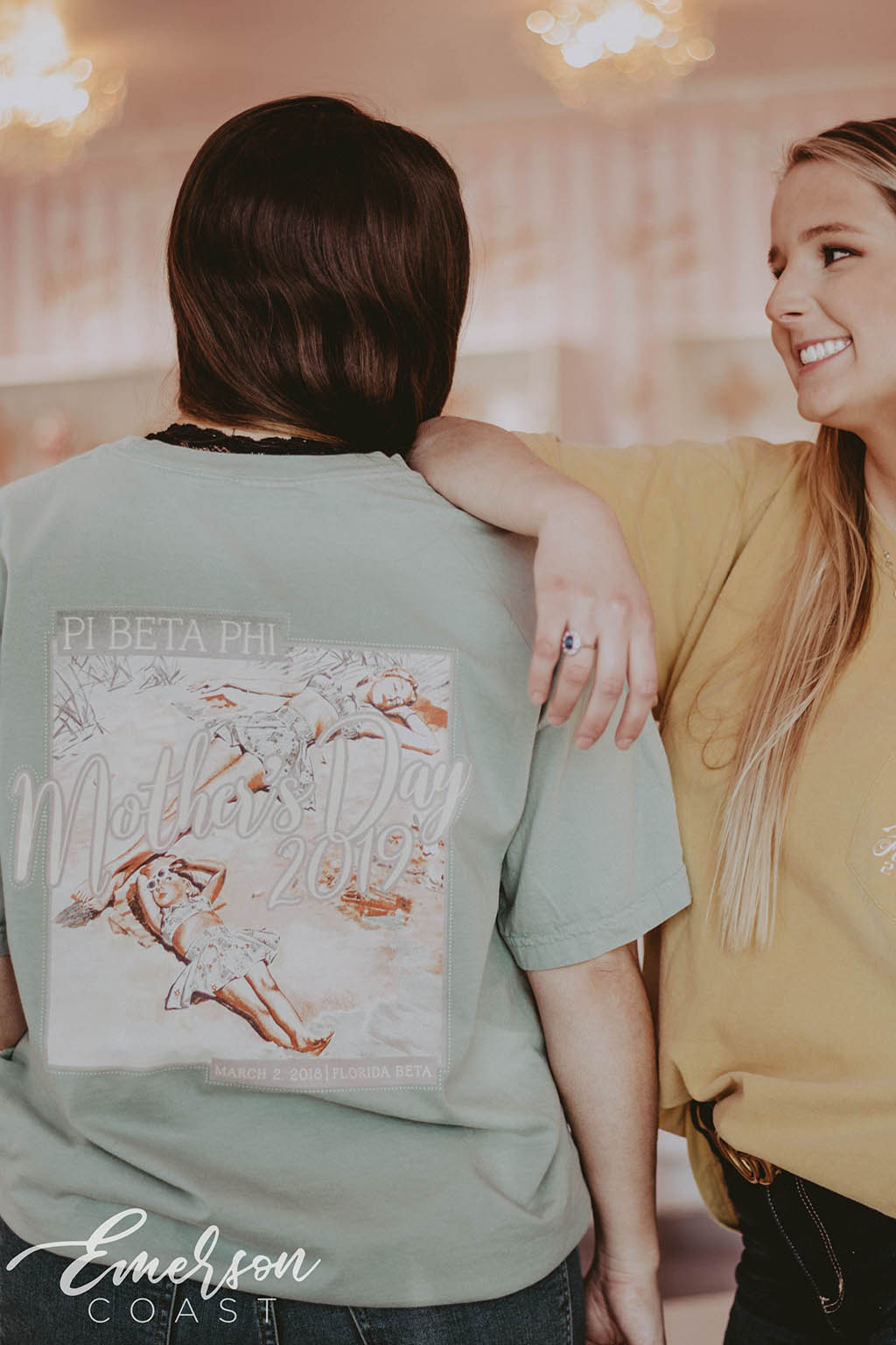 Pi Beta Phi Mom's Day Green Tee
