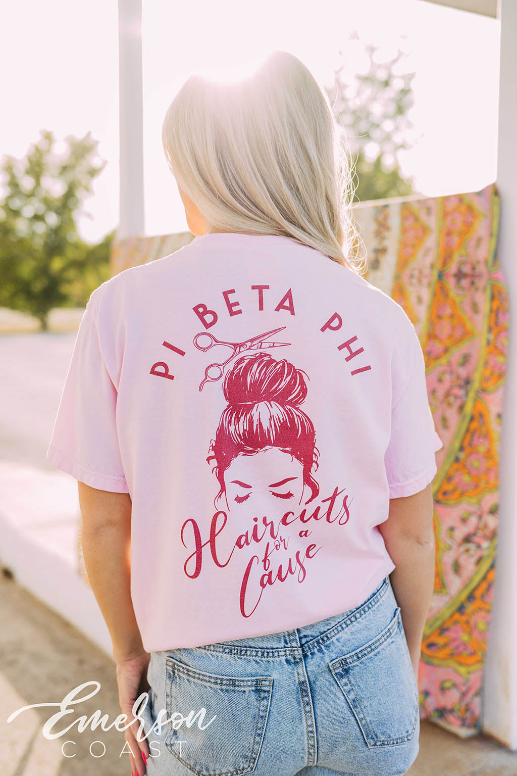 Pi Beta Phi Philanthropy Haircuts For A Cause Tee