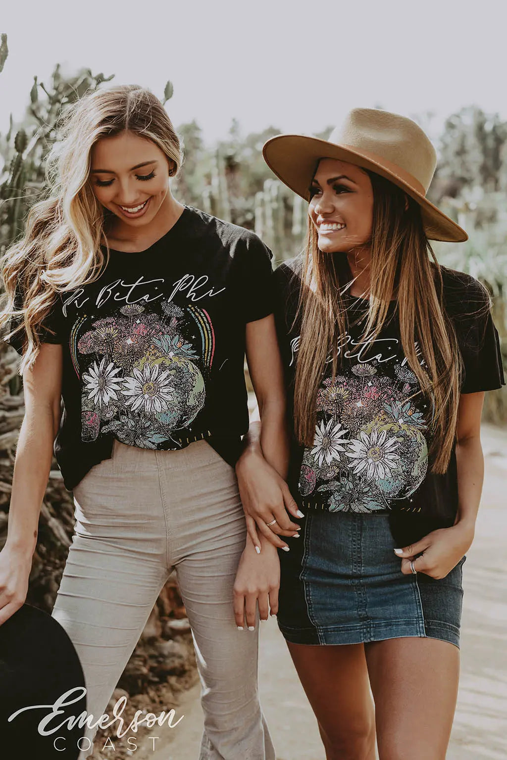 Pi Beta Phi Retro Galaxy Rocker Tee