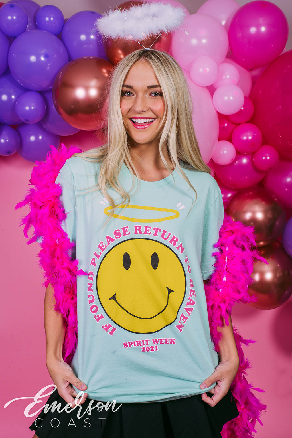 Pi Phi If Found Please Return To Heaven Spirit Week Tee