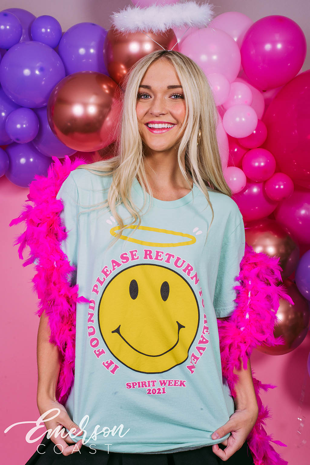 Pi Phi If Found Please Return To Heaven Spirit Week Tee