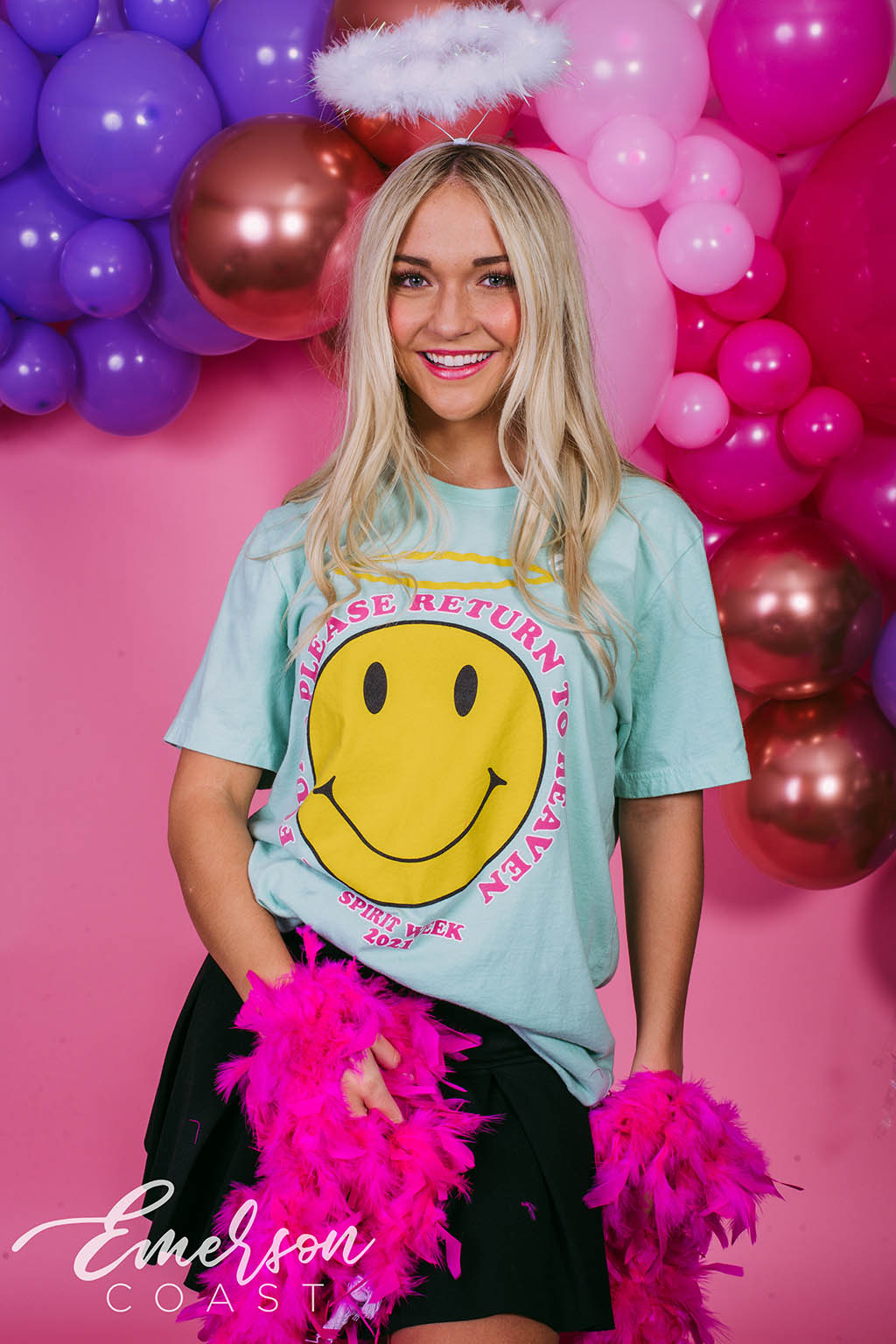 Pi Phi If Found Please Return To Heaven Spirit Week Tee